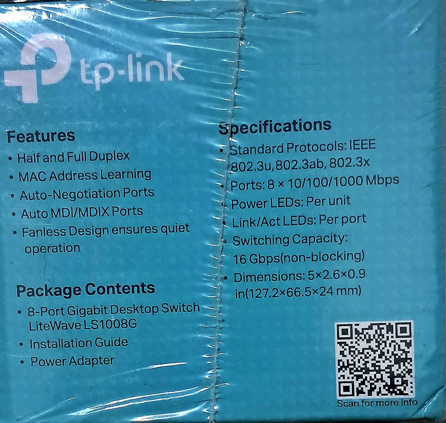 سوئیچ ۸ پورت شبکه LAN