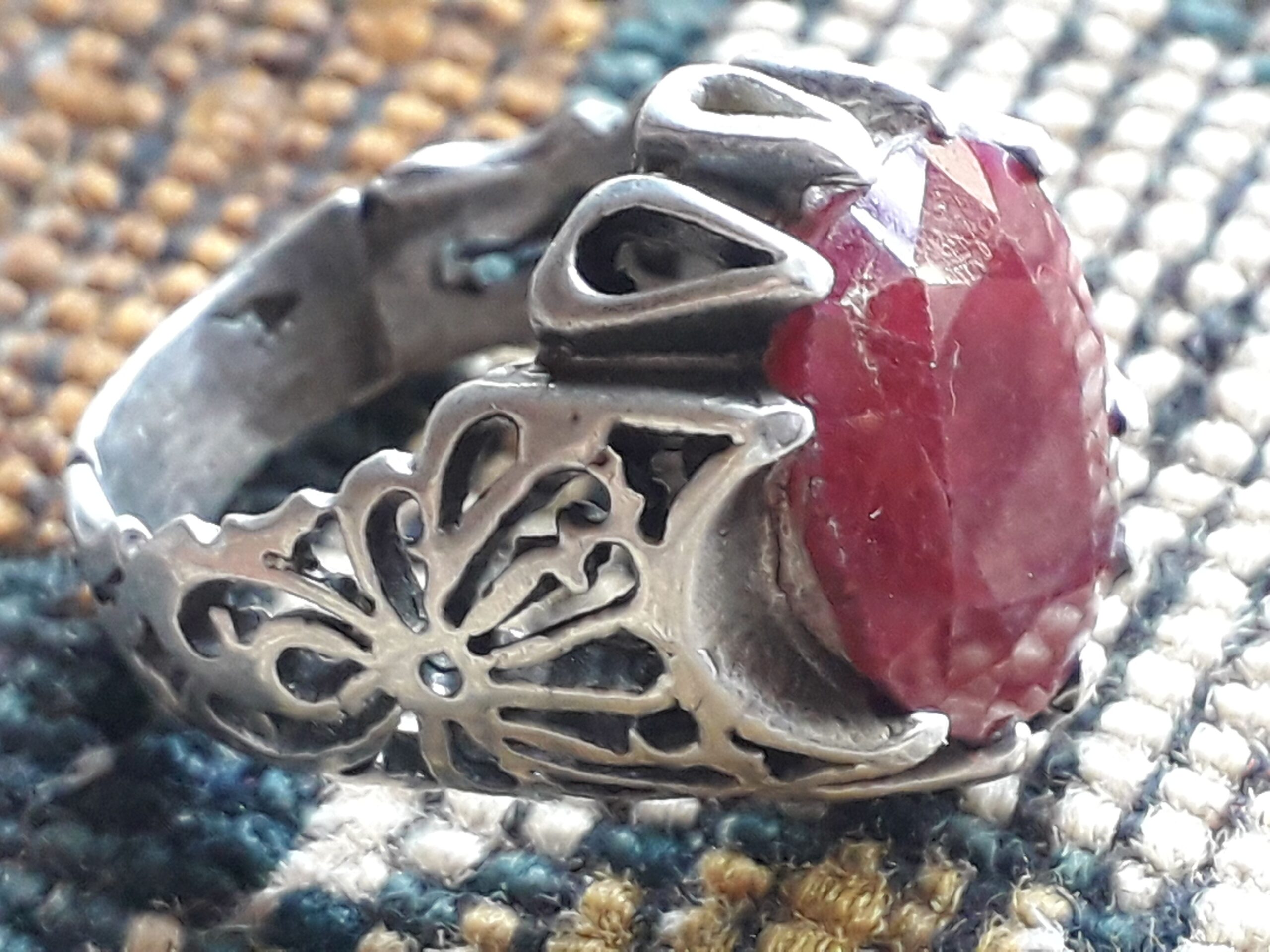 انگشتر یاقوت مردانه