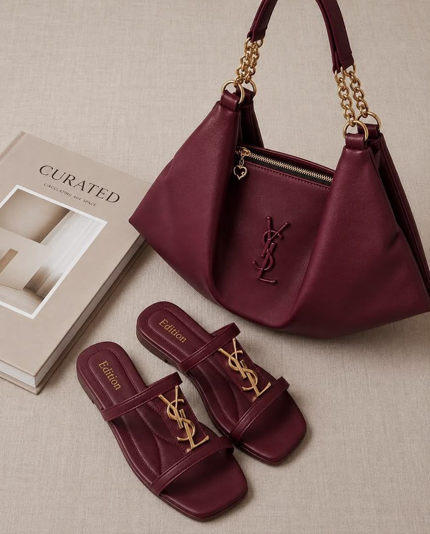 ست کیف و کفش ysl