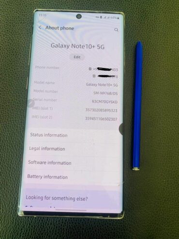 فروش مبایل Galaxy Note 10 plus 5G